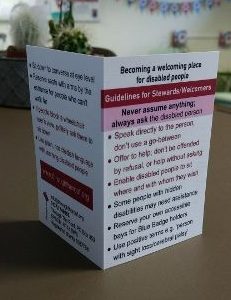 Stewards Welcome Cards